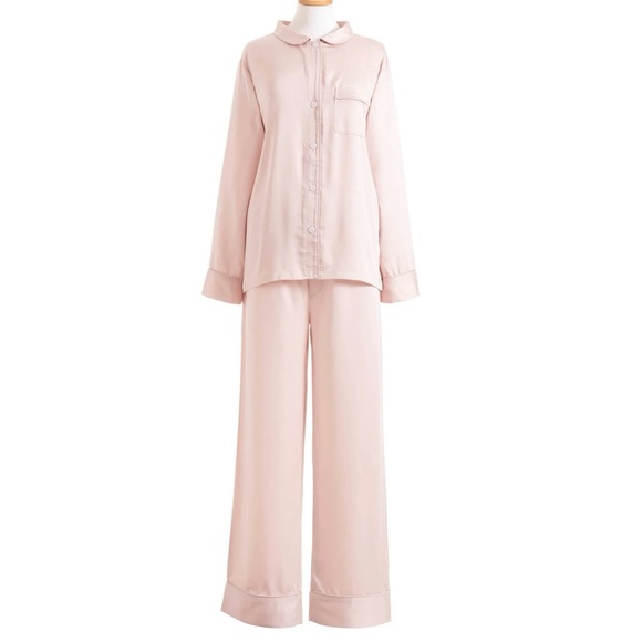 NWT Annie Selke Silken Slipper Pink Pajama Set Size XXL Runs Small Fits XL - Picture 1 of 4